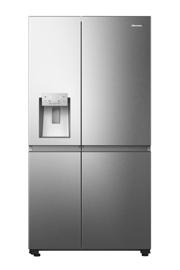 Hisense RS818N4TIE frigorifero side-by-side Libera installazione 632 L E Acciaio inox