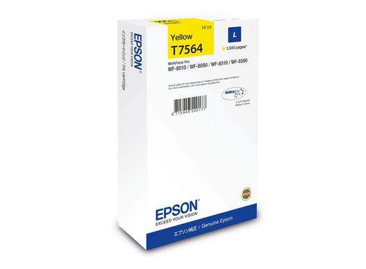 Epson C13T75644N cartuccia d'inchiostro 1 pz Originale High (L) Yield Giallo