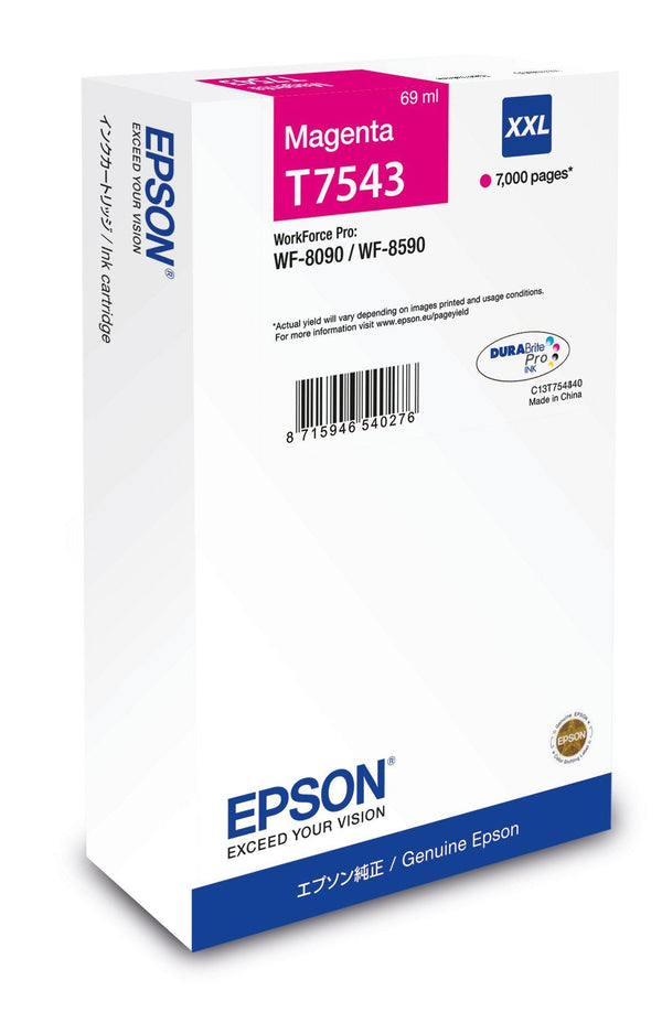 Epson C13T75434N cartuccia d'inchiostro 1 pz Originale Resa extra elevata (super) Magenta