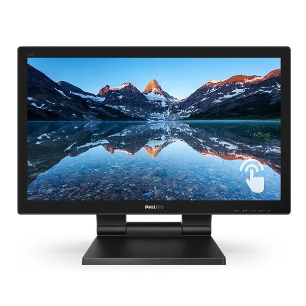 Philips B Line 222B9TA/00 LED display 54,6 cm (21.5") 1920 x 1080 Pixel Full HD LCD Touch screen Da tavolo Nero