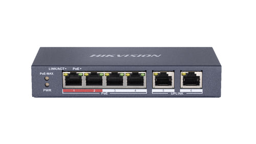 Hikvision SWITCH GIGABIT PORTE: 8 POE 10/100/1000 DS-3E0510P-E/M