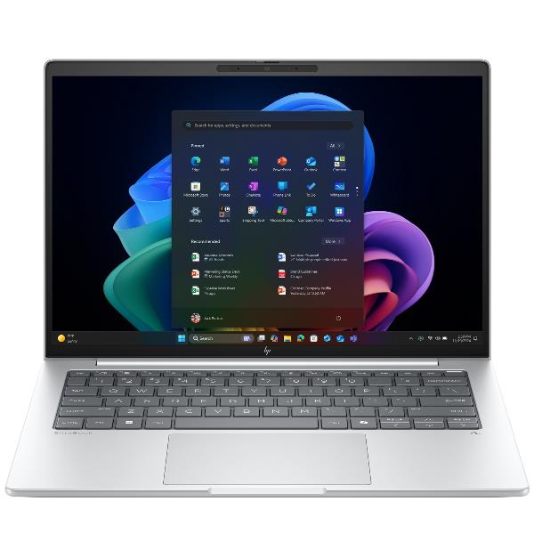 HP EliteBook 8 G1i Next Gen AI PC Wolf Pro Security Edition Copilot+ PC Intel Core Ultra 5 226V Computer portatile 35,6 cm (14") WUXGA 16 GB LPDDR5x-SDRAM 512 GB SSD Wi-Fi 7 (802.11be) Windows 11 Pro Argento