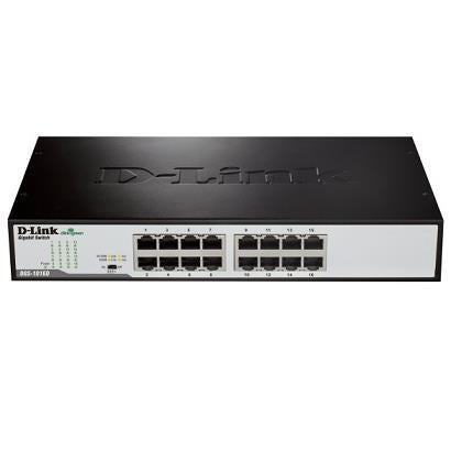 D-link UNMANAGED GIGABIT SWITCH 16 PORTE 10 100 1000MBPS DGS-1016D