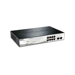D-link SWITCH 10P GIGABIT 8P POE  +2 MINIGBIC DGS-1210-10P
