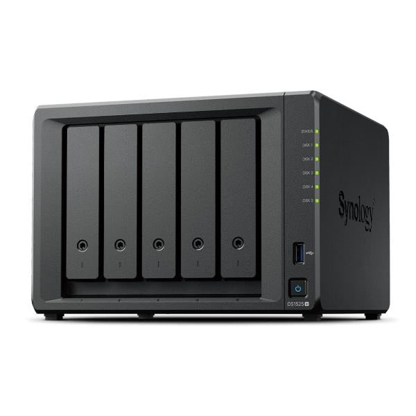 Synology DS 5-BAY PLUS CPU AMD V1500B QUAD-CORE 8GB DDR4 DS1525+