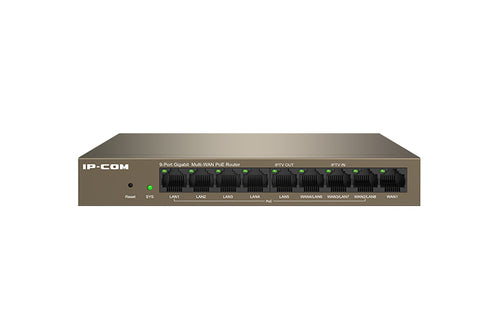 Ip-com 9 PORT CLOUDPOE ROUTER / AP CONTROLLER MAX 4 WAN M20-8G-POE