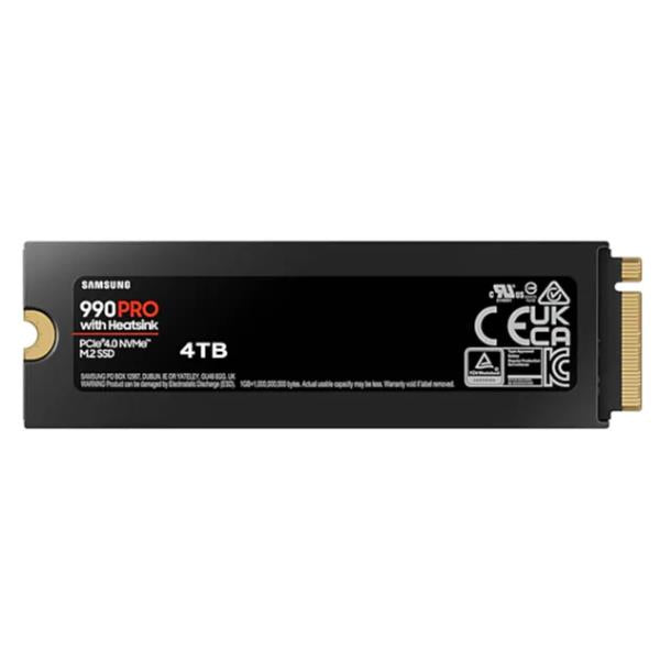Samsung 990 PRO NVMe 4TB con Dissipatore di calore, SSD interno