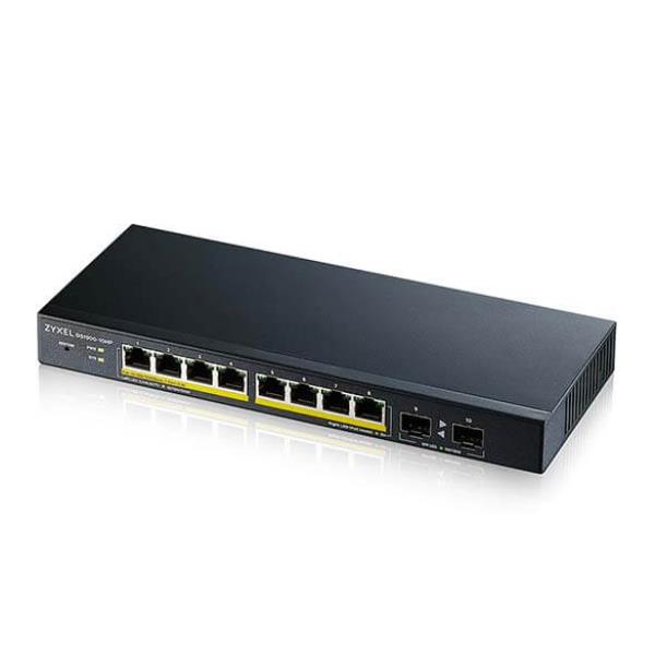 Zyxel SWITCH WEB MANAGED 8 PORTE GIGABIT POE+ 2X SFP GS1900-10HP-EU0102F
