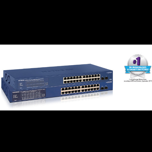 Netgear 24P GE HI-POWER POE+ SMART PRO SWCH GS724TPP-300EUS