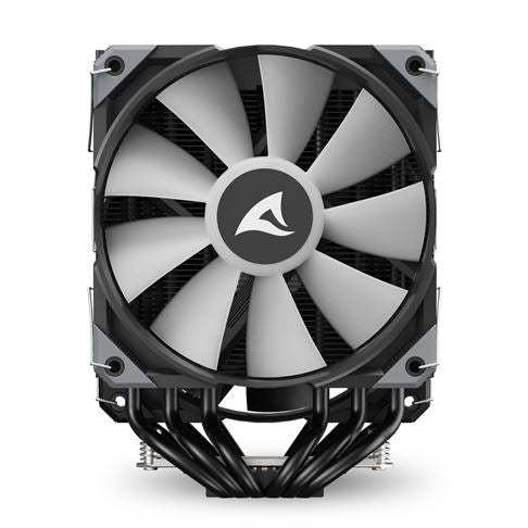 Sharkoon 2X 120MM PWM FAN, DIRECT TOUCH, TDP 260W A60 BLACK AIR COOLER