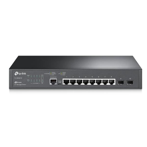 Tp-link SWITCH GIGABIT L2 8 PORTE CON 2 SLOT SFP COMBO SG3210