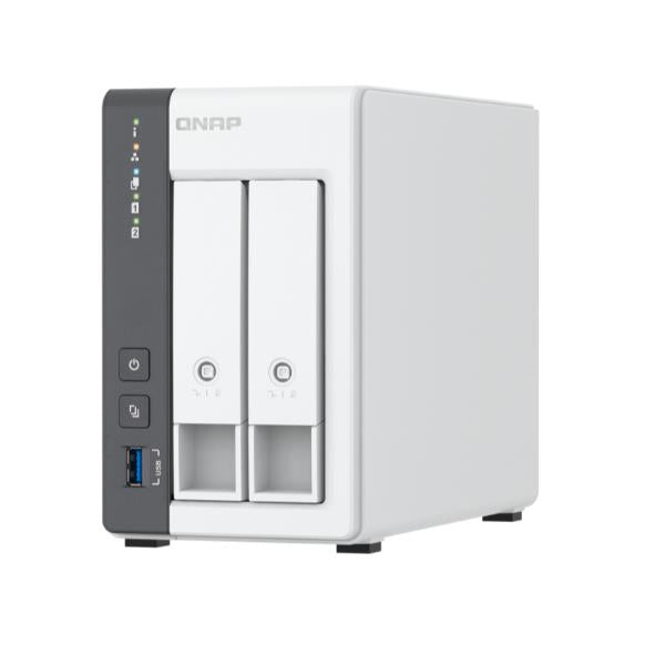 QNAP TS-216G server NAS e di archiviazione Tower Cortex-A Cortex-A55 4 GB HDD Bianco