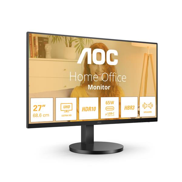 Aoc 27  16:9 IPS 3840X2160 HDMIX2 USBC U27B3CF