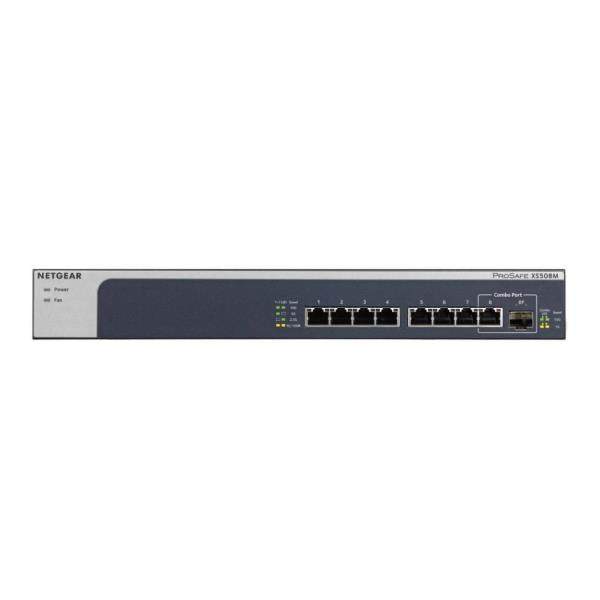 Netgear 8PT 10G/MULTIGIGABIT UNMANAGED SWCH XS508M-100EUS