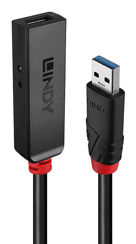 Lindy 43402 hub di interfaccia USB 3.2 Gen 1 (3.1 Gen 1) Type-C 5000 Mbit/s Nero