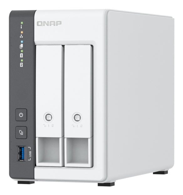 QNAP TS-216G server NAS e di archiviazione Tower Cortex-A Cortex-A55 4 GB HDD Bianco