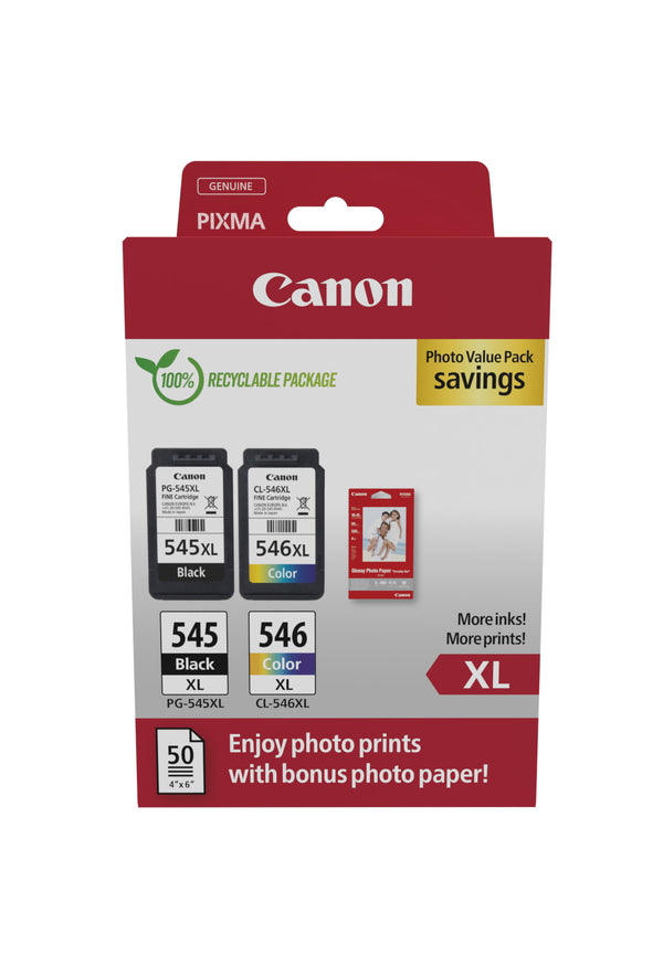 Canon 8286B011 cartuccia d'inchiostro 2 pz Originale Nero, Ciano, Magenta, Giallo