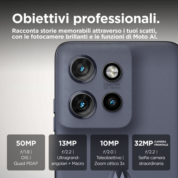 Motorola edge 50 Neo 16,1 cm (6.36") Doppia SIM Android 14 5G USB tipo-C 8 GB 256 GB 4310 mAh Grigio