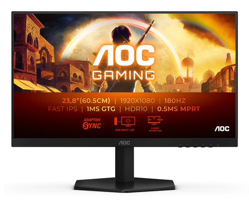 AOC MONITOR GAMING 23,8 LED IPS FHD 1MS 300 CDM 180Hz, DP/HDMI 24G42E
