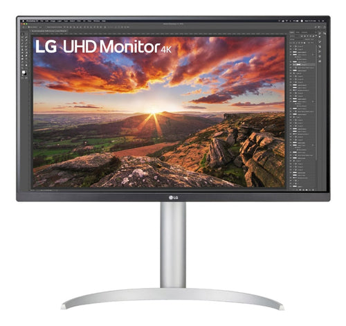 LG MONITOR 27 LED IPS 4K UHD 16:9 5MS 300 CDM, PIVOT, DP/HDMI, MULTIMEDIALE, BIANCO 27UP850K-W.AEU