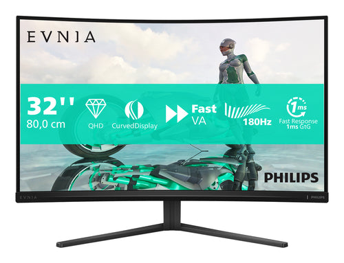 Philips Evnia 32M2C3500L/00 Monitor PC 80 cm (31.5") 2560 x 1440 Pixel Quad HD LCD Nero