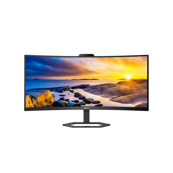 PHILIPS MONITOR CURVO 34 WLED VA 21:9 UWQHD 4MS, DP/HDMI, USB-C DOCKING, WEBCAM, REG ALTEZZA, MULTIM 34E1C5600HE/00