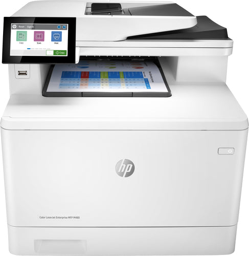 HP MULTIFUNZIONE LASER A4 COLORE, LASERJET M480F, 27PPM, FRONTE/RETRO, USB/LAN  4 IN 1 3QA55A