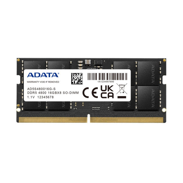 ADATA RAM SODIMM 16GB DDR5 4800MHZ AD5S480016G-S