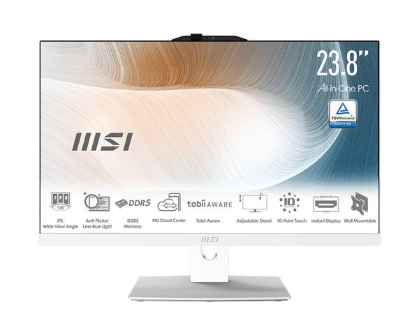 MSI PC AIO 23,8 TOUCH WHITE INTEL CORE 7 150U 16GB 512GB SSD WIN 11 PRO 00-AE0722-1248