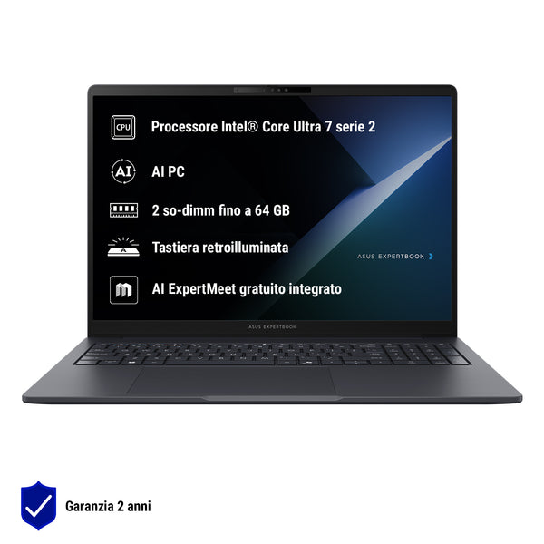 ASUS NB 16 ExpertBook B3 INTEL U5 225H 8GB 512GB SSD FREEDOS 90NX08N1-M00280