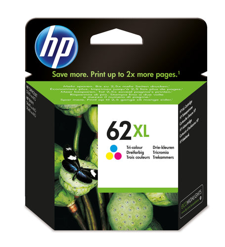 HP CART INK MULTICOLOR 62XL (CIANO MAGENTA GIALLO) 415PAG TS C2P07AE