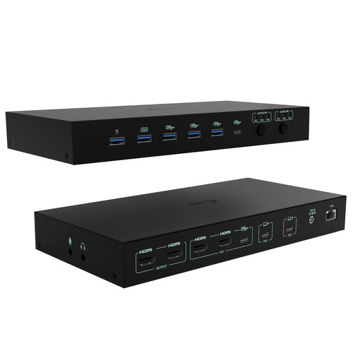 I-TEC DOCKING STATION USB-C KVM PER 3 HOSTS, DUAL DISPLAY, POWER DELIVERY 1X 92W/2X 65W C31KVMDOCKPDPRO