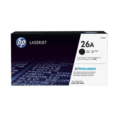 HP TONER NERO PER LJ M402N/M402D/M402DN MFP426DW/FDN/FDW, 26A TS CF226A