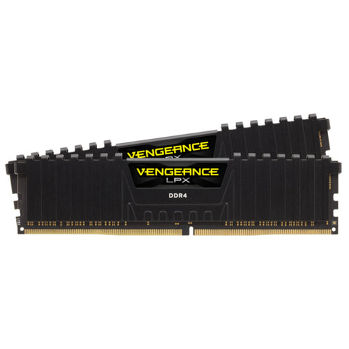 CORSAIR RAM VENGEANCE LPX 16GB (2x8GB) DDR4 3200 (PC4-25600) C16 1.35V DESKTOP MEMORY - BLACK CMK16GX4M2E3200C16