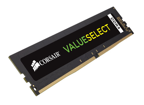 CORSAIR RAM VALUESELECT 16GB 1X16GB DIMM DDR4 2666 PC4-21300 C18 1.2V CMV16GX4M1A2666C18