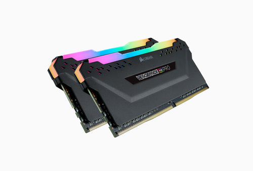 CORSAIR RAM VENGEANCE RGB PRO 32GB 2X16GB DDR4 3200 PC4-25600 C16 1.35V DESKTOP MEMORY - BLACK CMW32GX4M2E3200C16