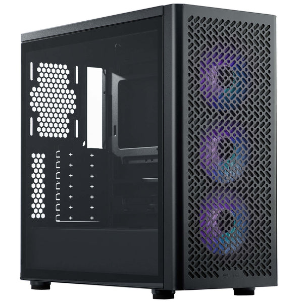 COOLER MASTER CASE MB ATX/MICRO ATX/MINI ITX, 3 VENTOLE ARGB, SUPPORTO RAD 360MM, BTF READY, USB-C, E502-KGNN-S00