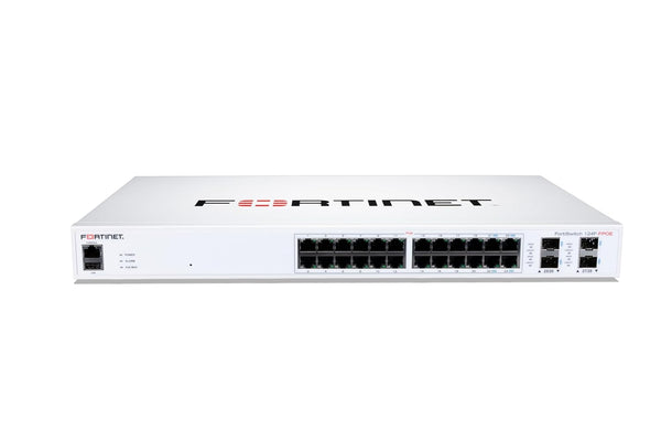 FORTISWITCH-124F-POE SWITCH L2+ MAN. POE 24 P. GE, DI CUI 12 P. POE+, 4 SFP+, POE POWER BUDGET 185W FS-124F-POE