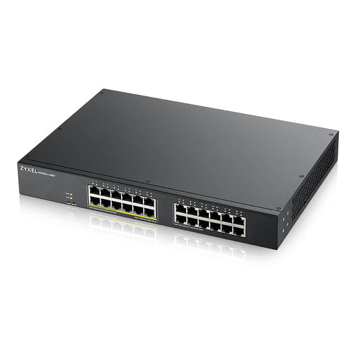 ZYXEL SWITCH MANAGED 24 PORTE GIGABIT DI CUI 12 POE, SUPPORTO IPV6, VLAN, RACK GS1900-24EP-EU0101F