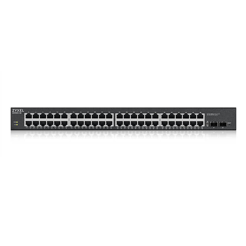 ZYXEL SWITCH WEB MANAGED 48X GB (24X POE EROG.FINO 170W), 2X SFP GB, RACK GS190048HPV2-EU0101F
