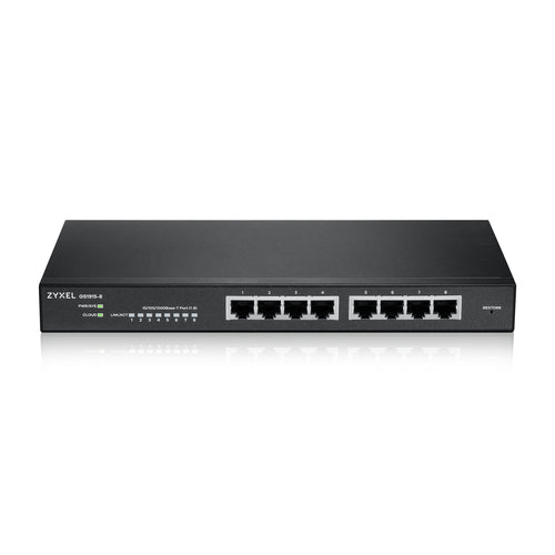 ZYXEL SWITCH MANAGED NEBULAFLEX 8 PORTE GIGABIT, IPV6, VLAN, SENZA VENTOLE, DESKTOP GS1915-8-EU0101F