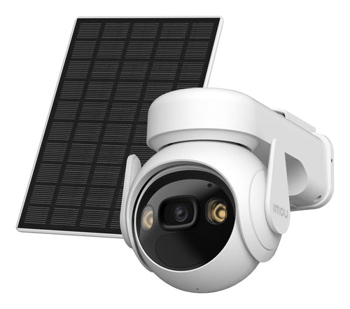 IMOU CELL PT LITE KIT TELECAMERA MOTORIZZATA 2K 3MP A BATTERIA PER INDOOR/OUTDOOR, PTZ, SIRENA, IP66 IPC-K9ECP-3T0WE/FSP12-TYPEC