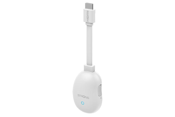 STRONG DONGLE PER GOOGLE TV 4K UHD WIFI 6 ETHERNET PORT REMOTE CONTROL BIANCO LEAP-NEVE
