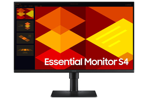 SAMSUNG MONITOR  27 LED IPS 16:9 FHD 5MS 200 CDM 100hz, PIVOT, DP/HDMI, MULTIMEDIALE, S4 S27D406 LS27D406GAUXEN