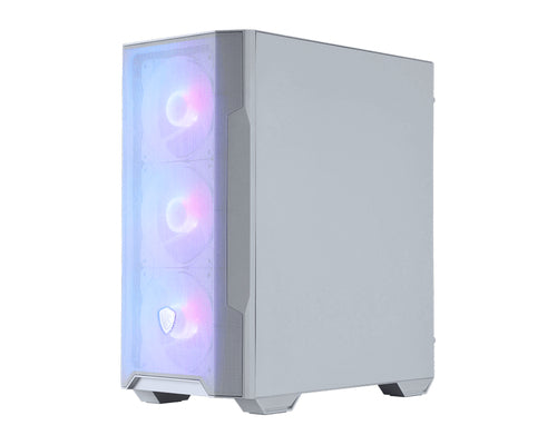 MSI MAG FORGE M100R 2xUSB 2.0 1xUSB 3.2 ARGB FAN ATX WHITE MAG FORGE M100RWH