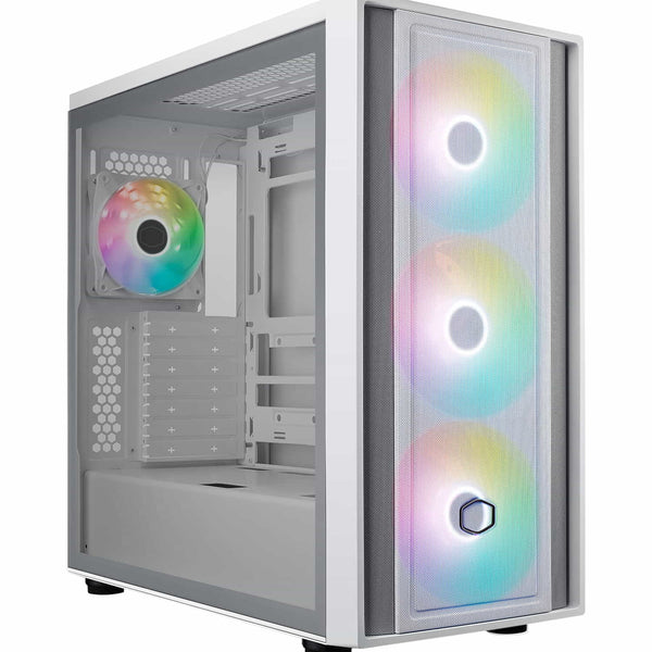 COOLER MASTER CASE SUPPORTO MB CONNETTORI RETRO 4 VENTOLE ARGB  (3X140 FRONTE, X120 R MB600-WGNN-S00