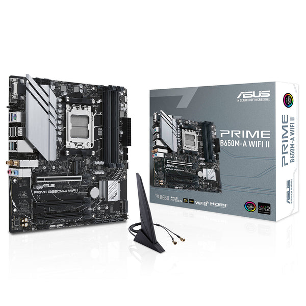 ASUS MB AMD B650, PRIME B650M-A WIFI II, AM5, 4DDR5,  WIFI, MATX 90MB1EG0-M0EAY0