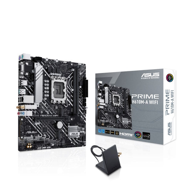 ASUS MB H610, PRIME H610M-A WIFI, LGA 1700, WIFI, 90MB1G00-M0EAY0 90MB1G00-M0EAY0