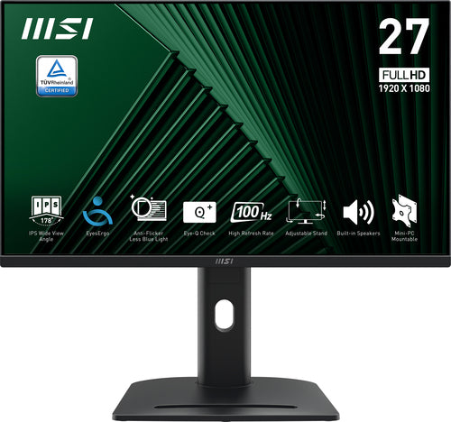 MSI MONITOR 27 LED IPS 16:9 FHD 1MS 100hz, PIVOT, VGA/HDMI, MULTIMEDIALE 9S6-3PC39M-053