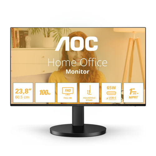 AOC MONITOR 27 LED IPS QHD 16:9 1MS 350 CDM 100hz, REG ALTEZZA, USB-C DOCK, HDMI, MULTIMEDIALE Q27B3CF2